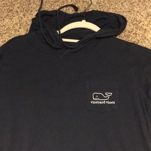 Vineyard vine long sleeve with hood